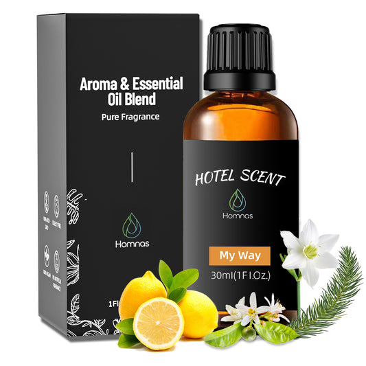 My Way Essential Oil, Diffuser Oil, Home Luxury & Scents for Diffuser, Christmas Gift 30ML Pure Diffuser Oil with Lemon, Tuberose and Vanilla for Aromatherapy