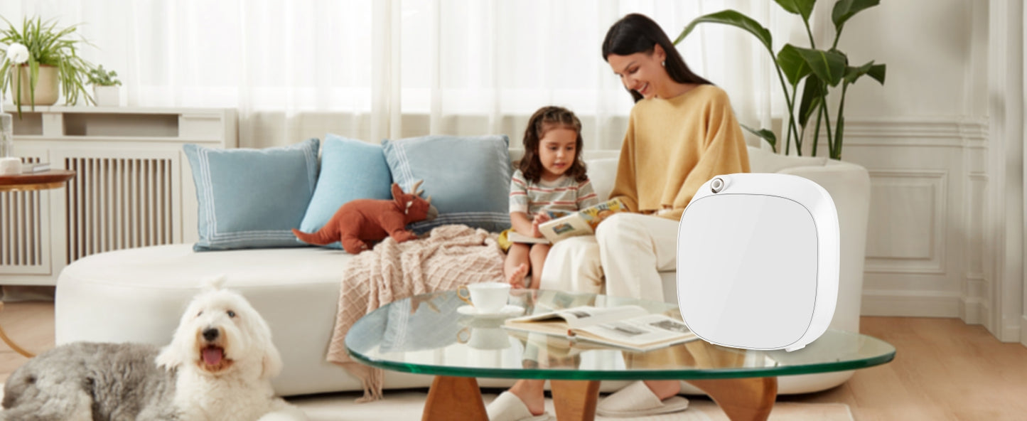Upgraded Smart Scent Air Machine with Nebulizing Tech for Home, Wall Mounted Cold Air Scent Machine, Waterless Nebulizing Scent Diffuser