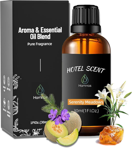 Hotel Scents Serenity Meadows 30ML Essential Oil Inspired by Westin Hotel, Hotel Diffuser Oil with Orange and Lily of The Valley, Luxury Home Aromatherapy Fragrances Oil