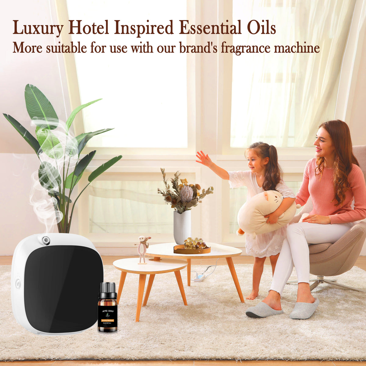 Hotel Scents Roy Tranquility 10ML Essential Oil Inspired by Hotel, Christmas Gift, Hotel Diffuser Oil with Lemon, Jasmine and Amber, Luxury Home Aromatherapy Fragrances Oil