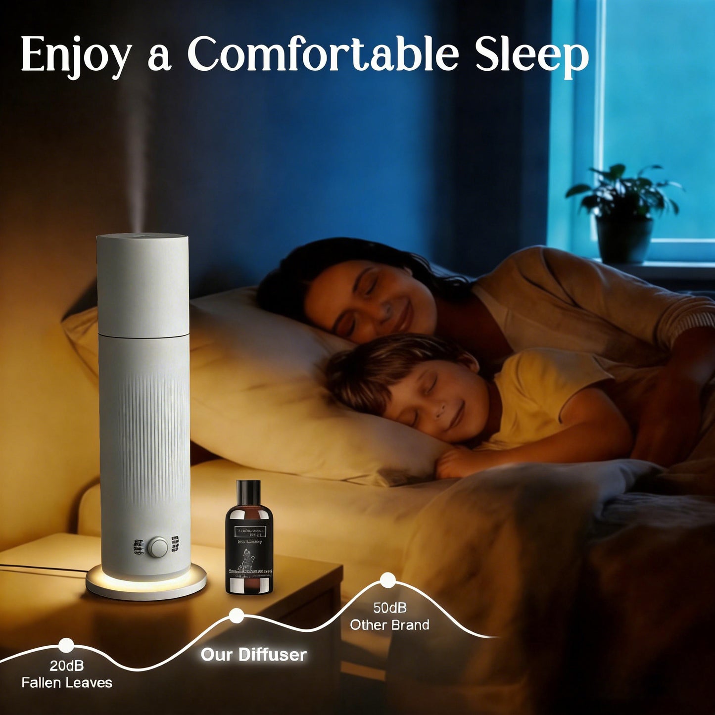BAIESHIJI Waterless Essential Oil Diffuser, Scent Air Machine for Home with Hotel Scent Oil, Covers Up to 1000 Sq.Ft, Adjustable Mist & Timer, Hotel and Commercial Use