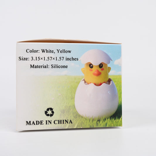 AASSOO Baby Bath Toy Duck, Egg-Shaped Yellow Duck Water Sprinkler Toy, Fun Bathtub Toy for Toddlers Kids, Perfect Bath Time Companion