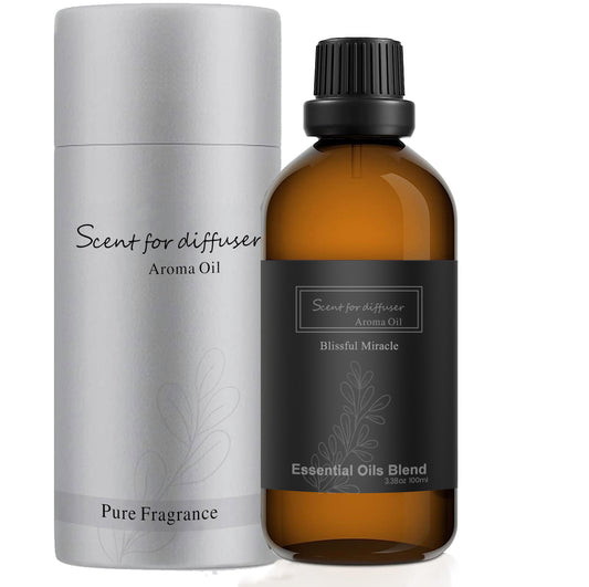 Hotel Diffuser Oil, Home Luxury Scents, 100ML Natural Blissful Miracle Essentail Oils for Cold-Air, HVAC Aromatherapy Diffuser, Hotel Scent for Scent Diffuser