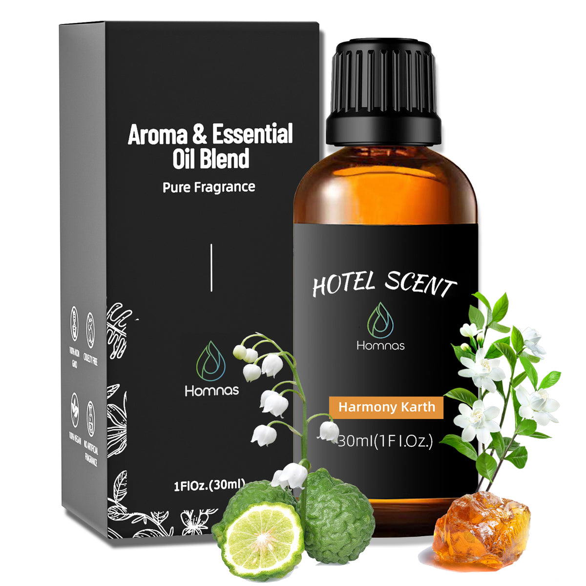 Harmony Karth Essential Oil, Hotel Diffuser Oil, Home Luxury & Hotel Scents for Diffuser, 30ML Pure Diffuser Oil for Aromatherapy