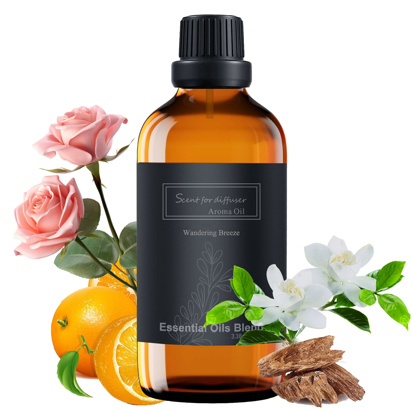 Hotel scents, Hotel Diffuser Oils, Wandering Breeze Aromatherapy Fragrances Inspired by W Hotels, Christmas Gift, Pure Aromatherapy Diffuser Oil with Rose, and Cedarwood- 3.38 Fl Oz