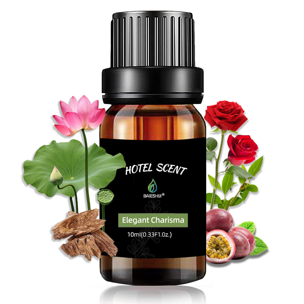 Elegant Charisma Essential Oil Inspired by Shangri-La Hotel | Hotel Collection - Pure Aromatherapy Diffuser Oil with Cedarwood and Sandalwood, Home Luxury & Hotel Scents for Diffuser - 10mL