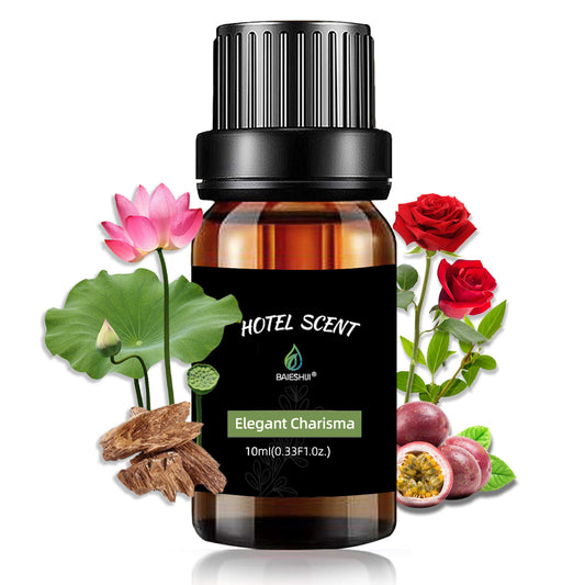 Elegant Charisma Essential Oil Inspired by Shangri-La Hotel | Hotel Collection - Pure Aromatherapy Diffuser Oil with Cedarwood and Sandalwood, Home Luxury & Hotel Scents for Diffuser - 10mL
