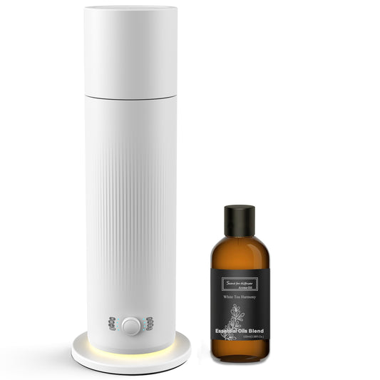 Waterless Essential Oil Diffuser, Scent Air Machine for Home with Hotel Scent Oil, Covers Up to 1000 Sq.Ft, Adjustable Mist & Timer, Hotel and Commercial Use